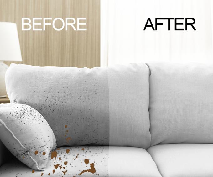 پارچه مبلمان مراقبت از کیت صندلی اتومبیل سفید پارچه مبل های تمیز کننده صابون اسپری مایع پارچه تمیز کننده و ضد عطر 4